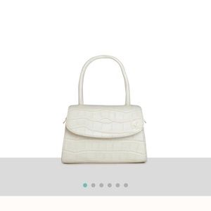 Azurina L.A. grab bag in cream croc